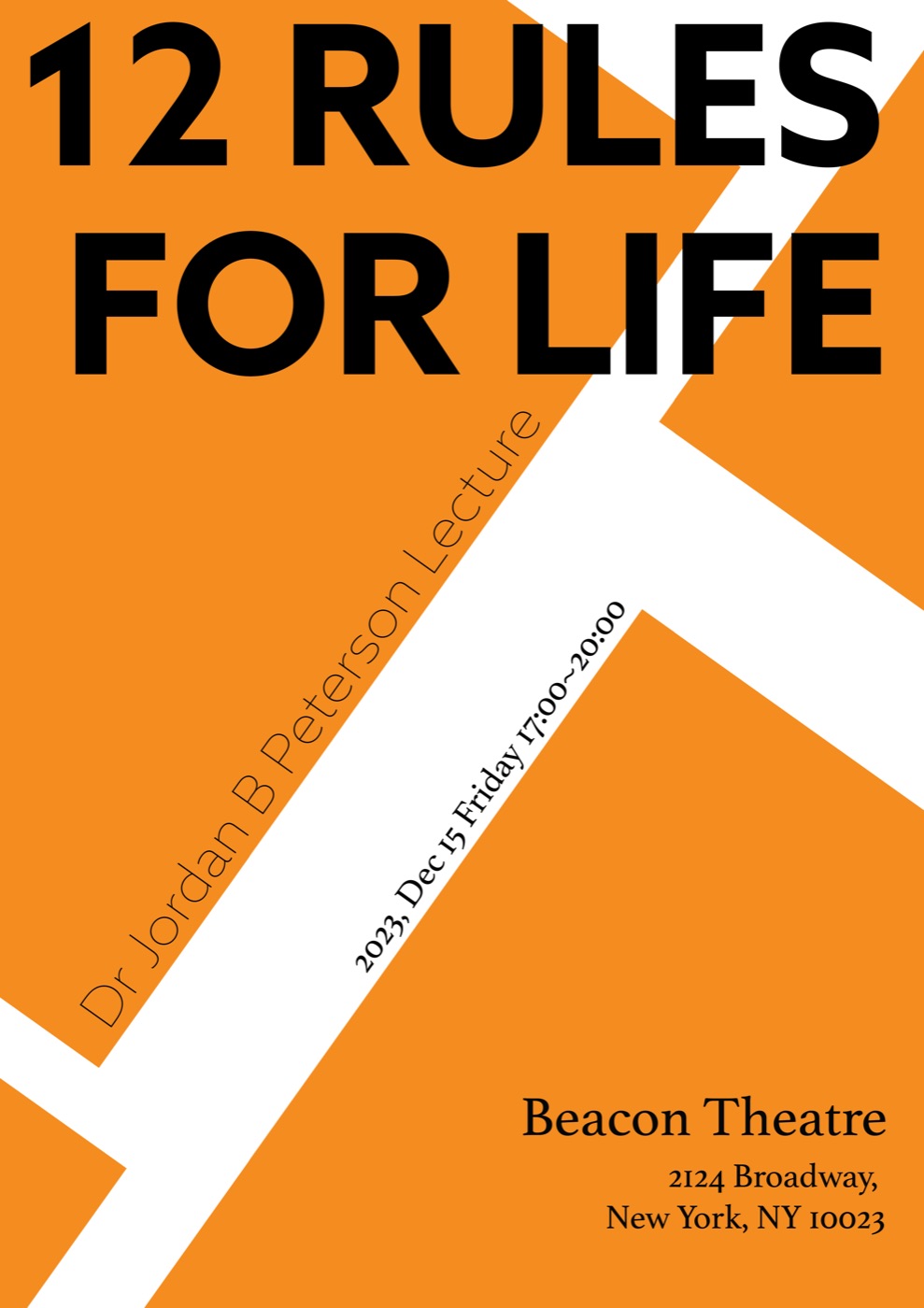 12 Rules for Life, alternate poster